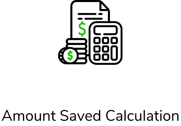 Amount Saved Calculation